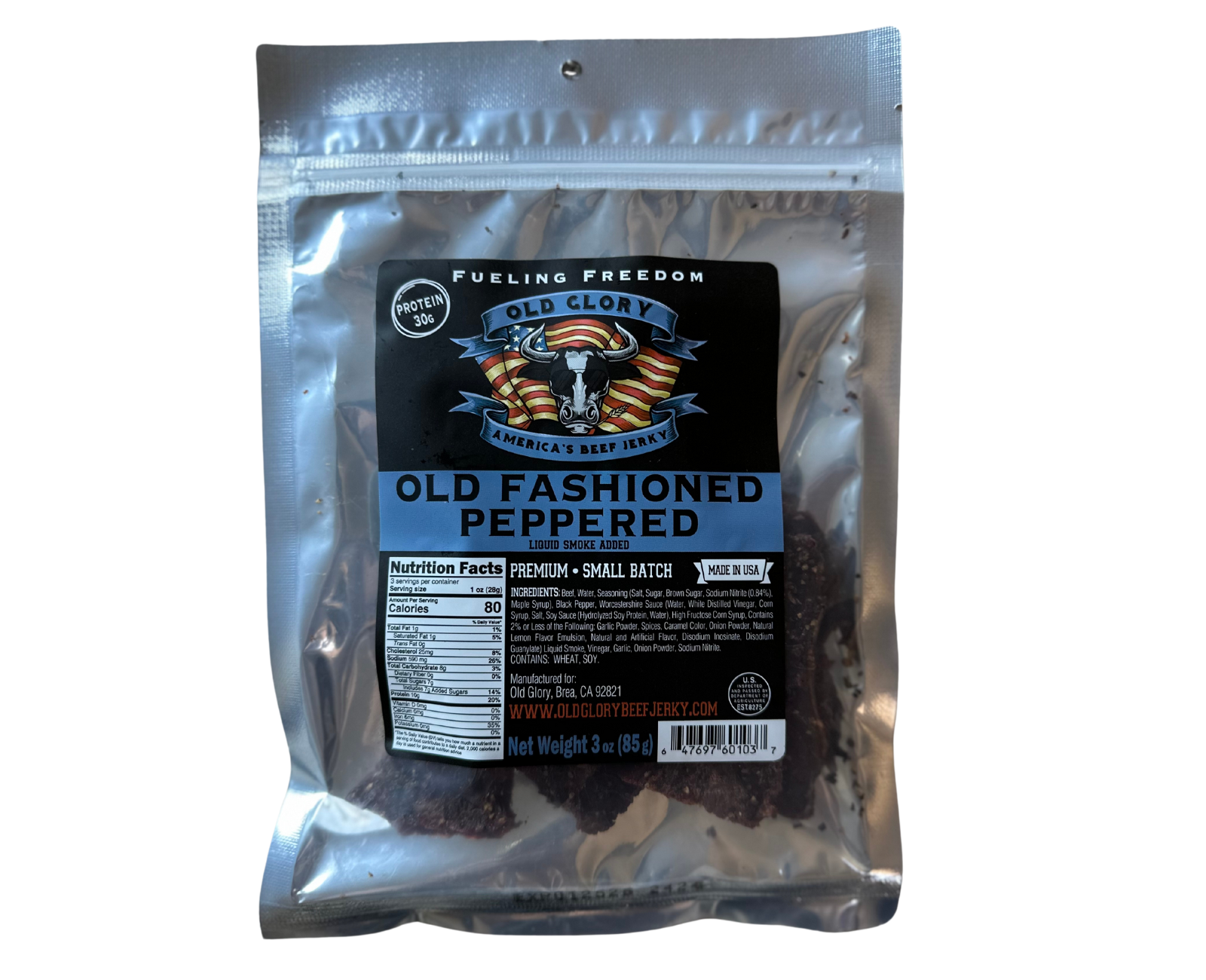 Old Glory 'Old Fashioned Peppered' Beef Jerky