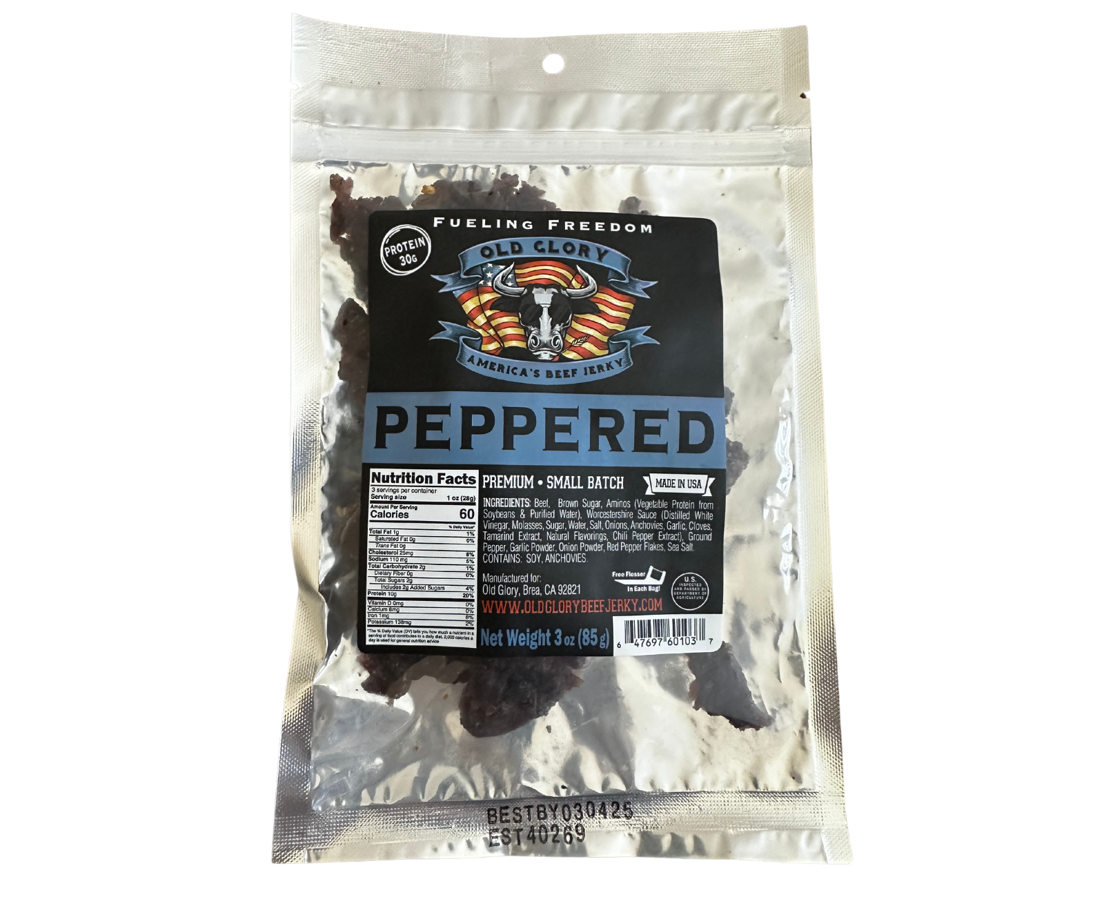 Old Glory Peppered Beef Jerky