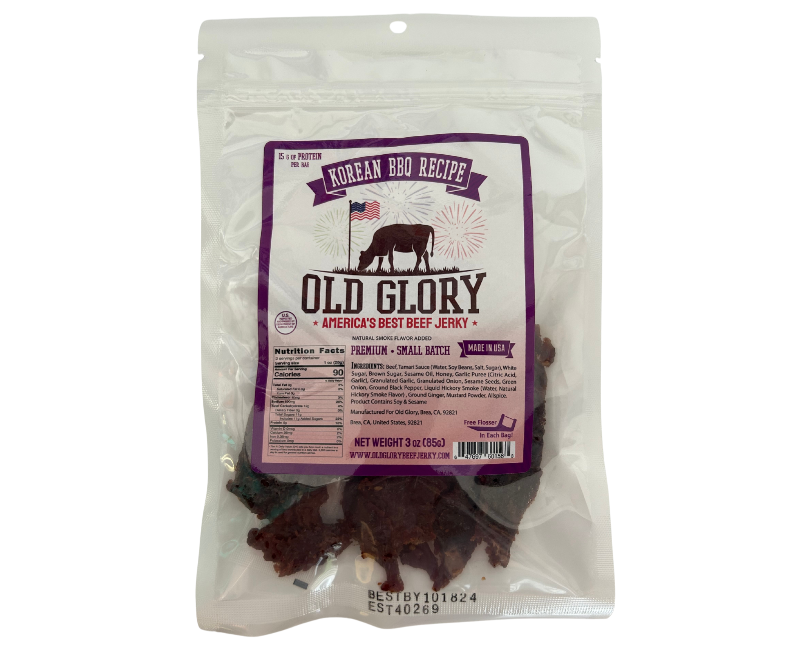 Old Glory Korean BBQ Beef Jerky